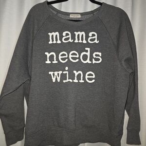 Charcoal Women's Crew Neck Sweater
